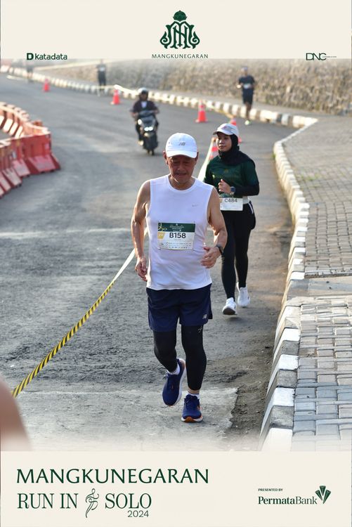 Race photo from Mangkunegaran Run 2024
