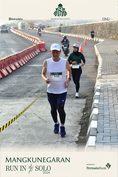 Race photo from Mangkunegaran Run 2024