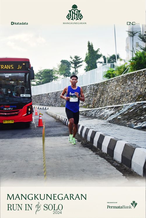 Race photo from Mangkunegaran Run 2024