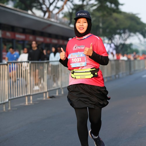 Race photo from SMARTFREN RUN 2026