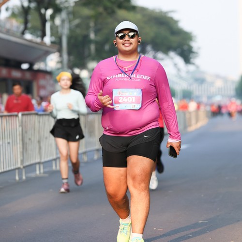 Race photo from SMARTFREN RUN 2026