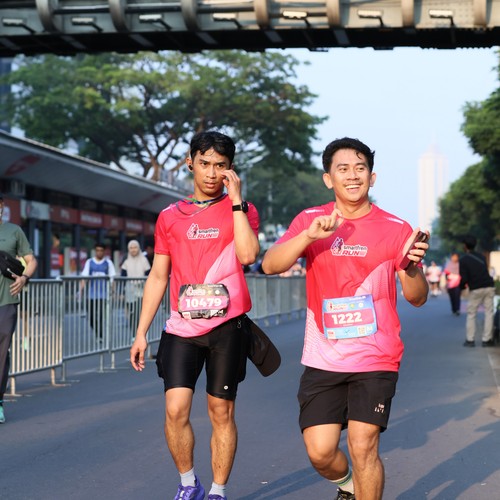 Race photo from SMARTFREN RUN 2026