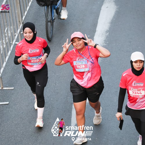 Race photo from SMARTFREN RUN 2026