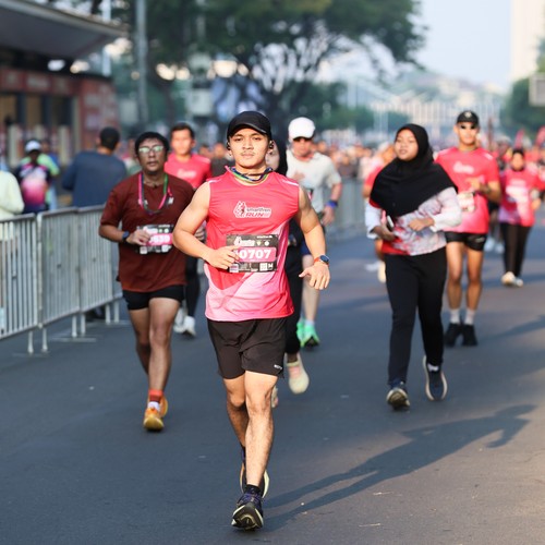 Race photo from SMARTFREN RUN 2026