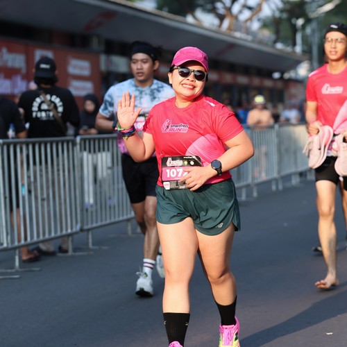 Race photo from SMARTFREN RUN 2026