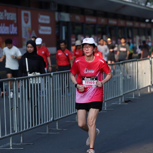 Race photo from SMARTFREN RUN 2026