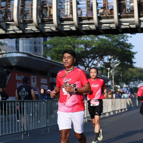 Race photo from SMARTFREN RUN 2026