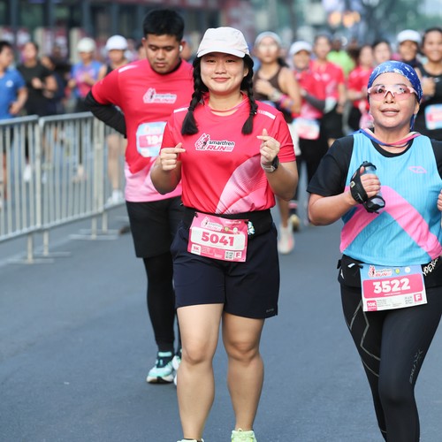 Race photo from SMARTFREN RUN 2026