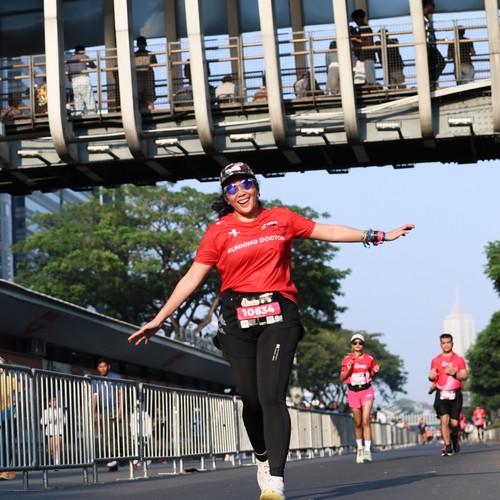 Race photo from SMARTFREN RUN 2026