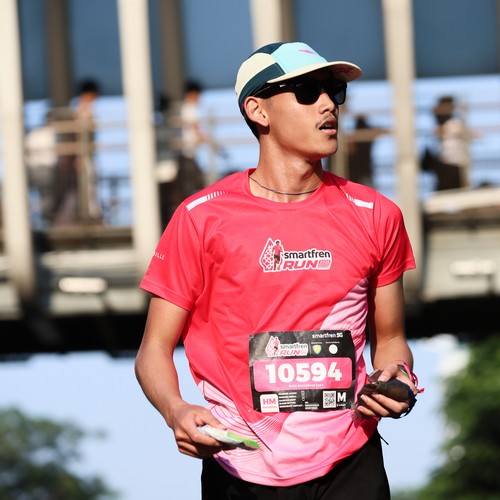 Race photo from SMARTFREN RUN 2026