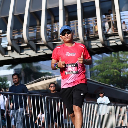 Race photo from SMARTFREN RUN 2026