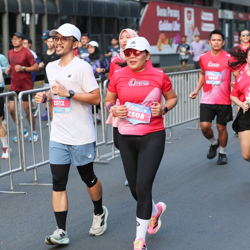 Race photo from SMARTFREN RUN 2026