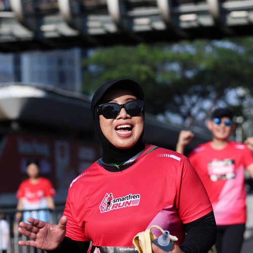 Race photo from SMARTFREN RUN 2026