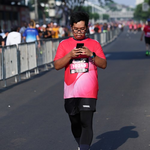 Race photo from SMARTFREN RUN 2026