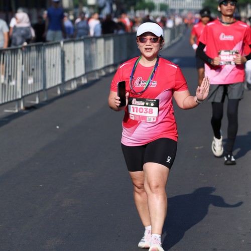 Race photo from SMARTFREN RUN 2026