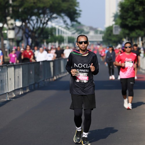 Race photo from SMARTFREN RUN 2026