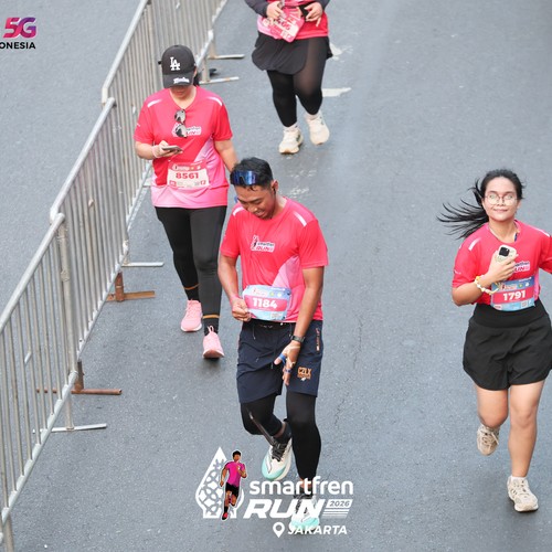 Race photo from SMARTFREN RUN 2026