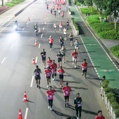 Race photo from SMARTFREN RUN 2026