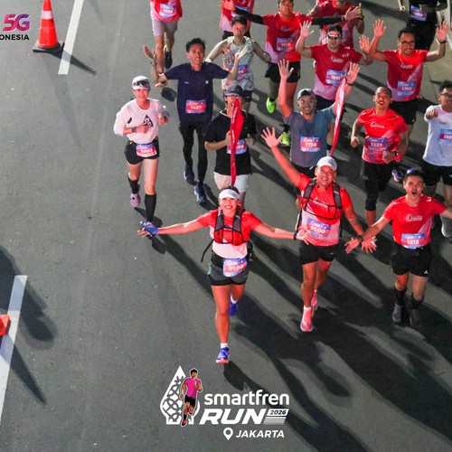 Race photo from SMARTFREN RUN 2026