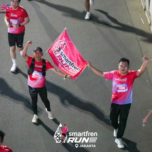 Race photo from SMARTFREN RUN 2026