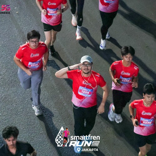 Race photo from SMARTFREN RUN 2026