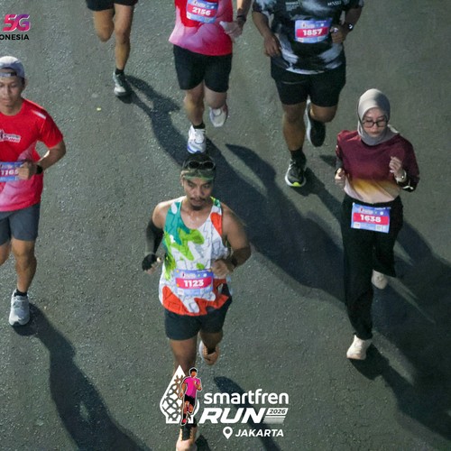 Race photo from SMARTFREN RUN 2026