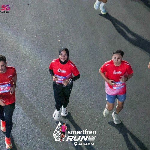 Race photo from SMARTFREN RUN 2026