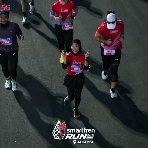 Race photo from SMARTFREN RUN 2026