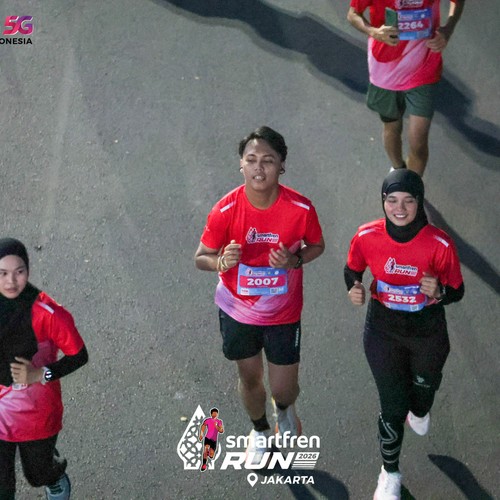 Race photo from SMARTFREN RUN 2026