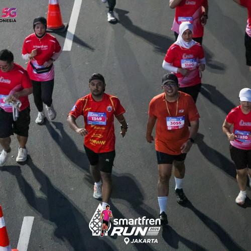 Race photo from SMARTFREN RUN 2026