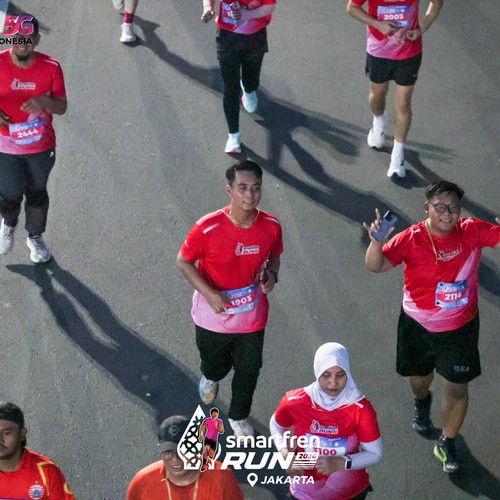 Race photo from SMARTFREN RUN 2026
