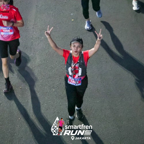 Race photo from SMARTFREN RUN 2026
