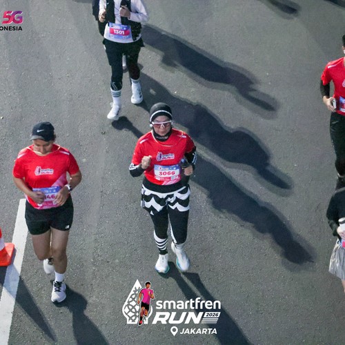 Race photo from SMARTFREN RUN 2026