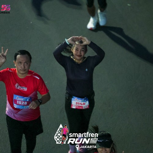 Race photo from SMARTFREN RUN 2026