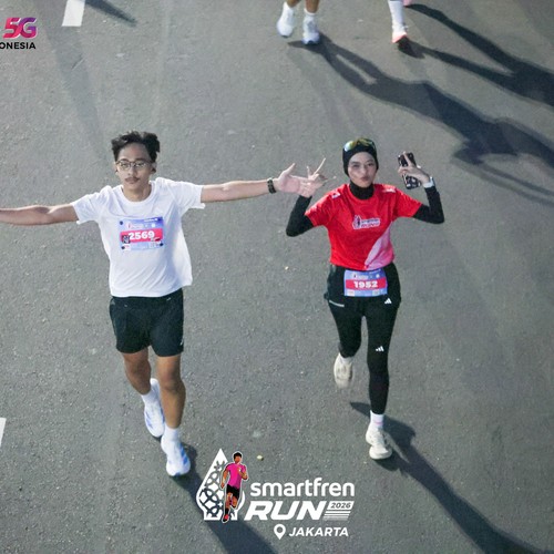 Race photo from SMARTFREN RUN 2026