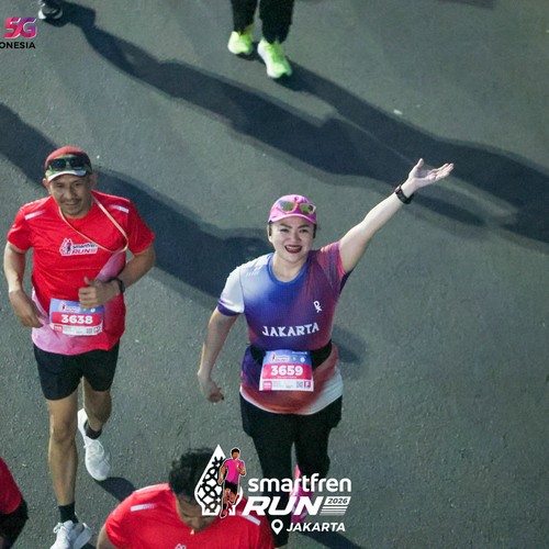 Race photo from SMARTFREN RUN 2026
