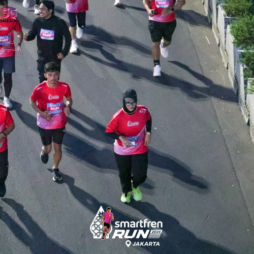 Race photo from SMARTFREN RUN 2026