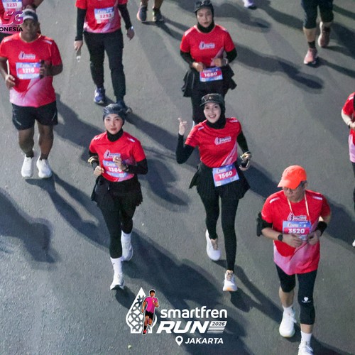 Race photo from SMARTFREN RUN 2026