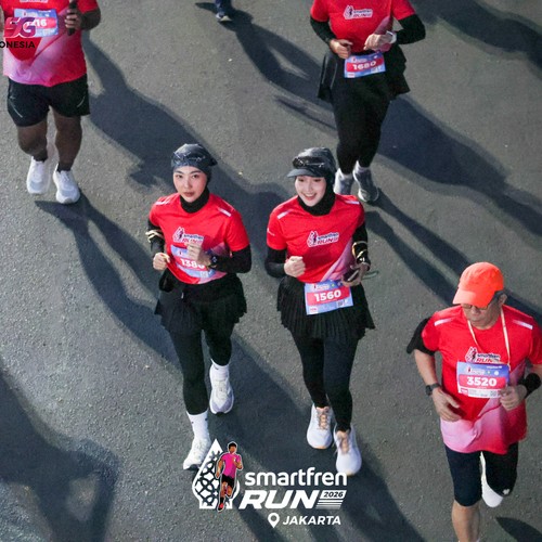Race photo from SMARTFREN RUN 2026
