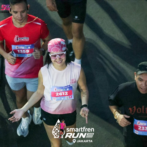 Race photo from SMARTFREN RUN 2026