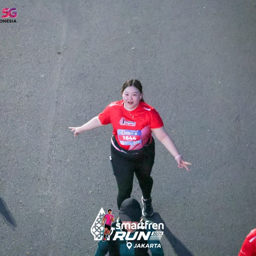 Race photo from SMARTFREN RUN 2026