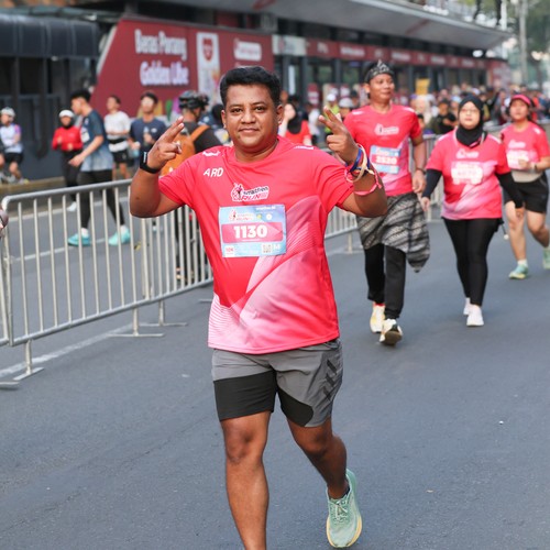 Race photo from SMARTFREN RUN 2026