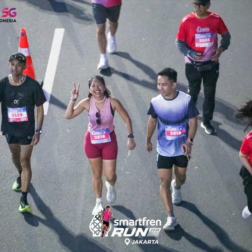 Race photo from SMARTFREN RUN 2026