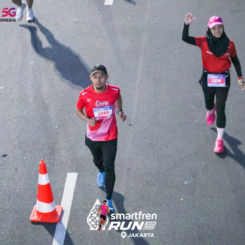 Race photo from SMARTFREN RUN 2026