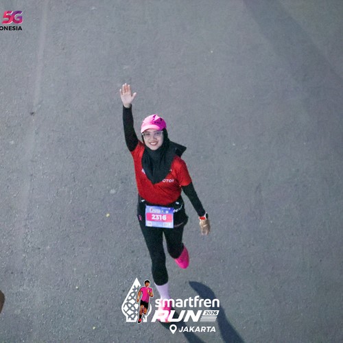 Race photo from SMARTFREN RUN 2026