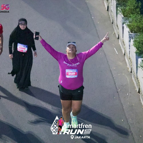 Race photo from SMARTFREN RUN 2026