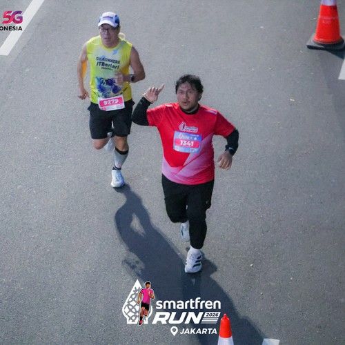 Race photo from SMARTFREN RUN 2026
