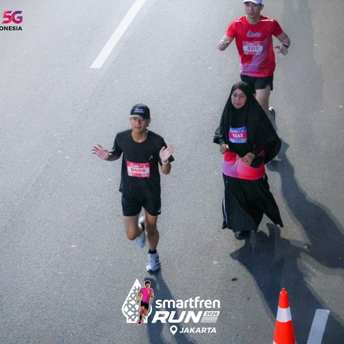 Race photo from SMARTFREN RUN 2026