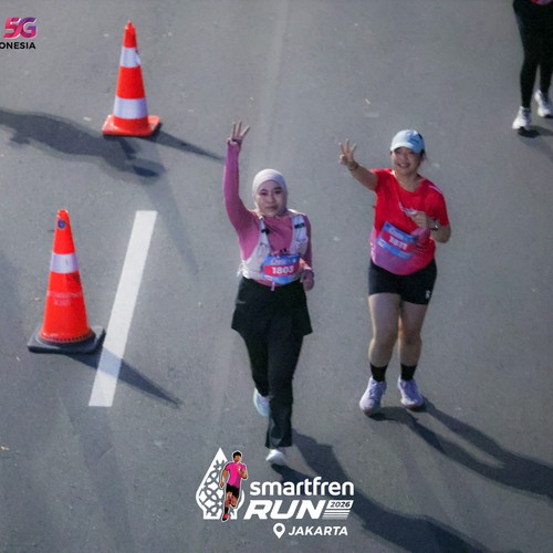 Race photo from SMARTFREN RUN 2026