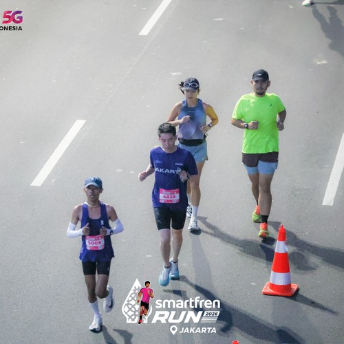 Race photo from SMARTFREN RUN 2026